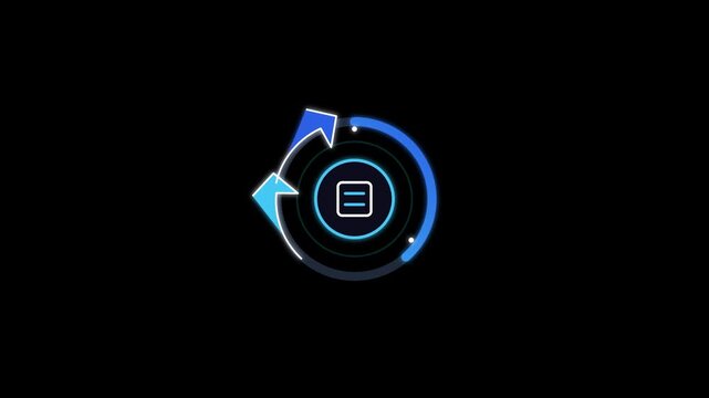 Animated Reload Refresh Sync Loop UI Line Icon
