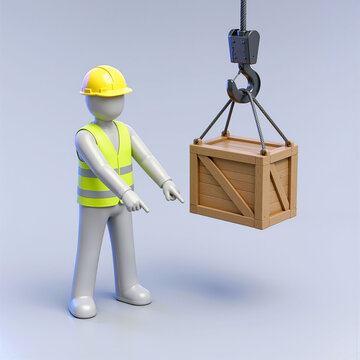 Precise Load Positioning and Location Guidance with Crane