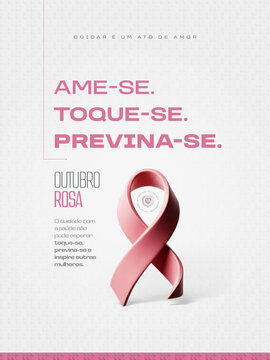 Cuidar &Eacute; Um Ato De Amor Amese Toquese Previnase Outubro Rosa O Cuidado Com A Sa&uacute;de Social Media