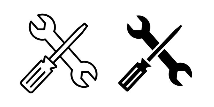 Repair icon flat clipart series