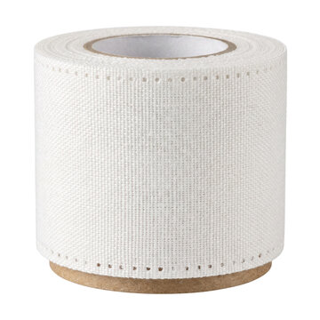 Roll of white medical zinc oxide adhesive tape