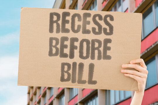 "Recess Before Bill" Senate left without passing voter ID. RECESS. BEFORE. BILL. SENATE. PASSED.