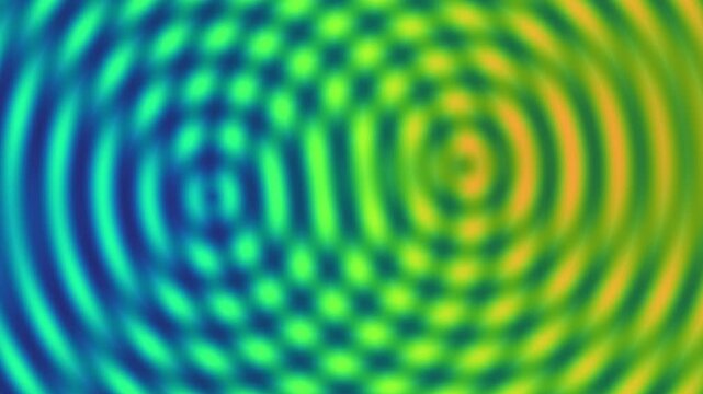 Color Wave Interference Background Seamless Loop