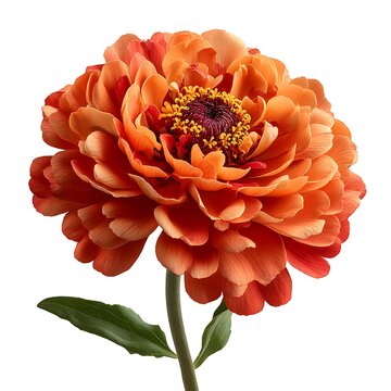 Single ursinia bloom with vivid orange petals and dark center