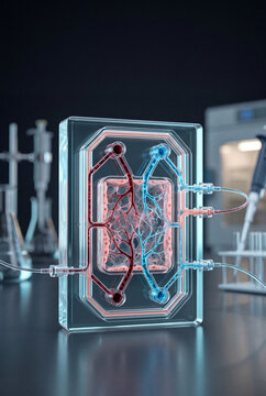 Advanced fluidic device in a laboratory setting