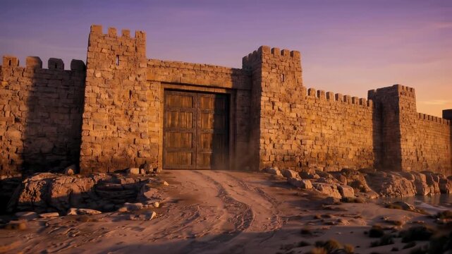 Dramatic Depiction of Samson Captured in Ancient Gaza