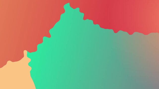 Abstract colorful wavy fluid shapes 4K