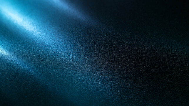 Abstract Dark Blue Metallic Texture Background with Light Glow