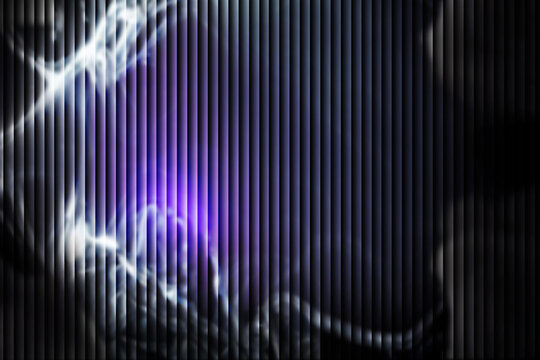 Dramatic Silver and Violet Lightning-Like Energy Streaks on a Dark Surface