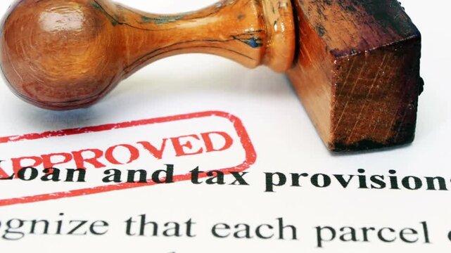 Approved Loan and Tax Provision Document