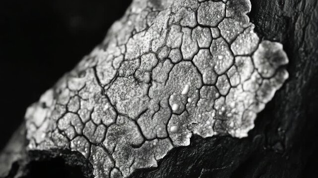 A worn and textured metal surface with a close-up view of the roughness.