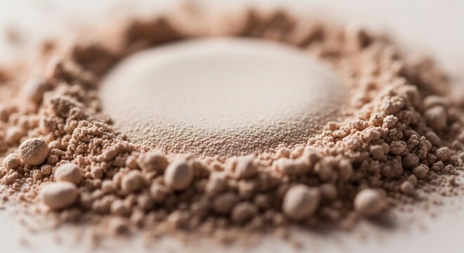 Powdered substance closeup