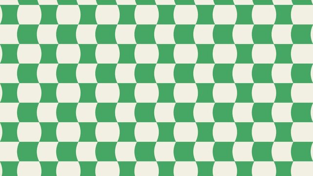 Green and white checkered pattern background design.