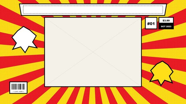 Vintage movie theater marquee with blank screen and popcorn.