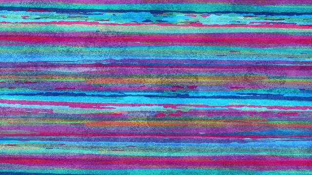 Abstract colorful horizontal line pattern 4K