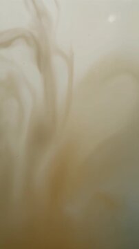 Abstract Brown Ink Motion 4K Generative AI