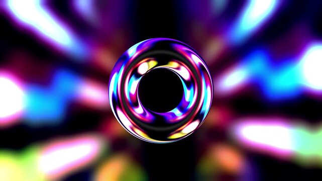 Vibrant Holographic Honeycomb Grid & Cyber Glitch Matrix Background 4K