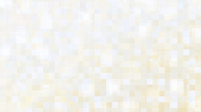 Abstract White Pixel Mosaic Background Pattern