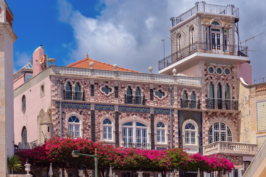 Ornate Historic Building with Decorative Facade in Lisbon, Portugal