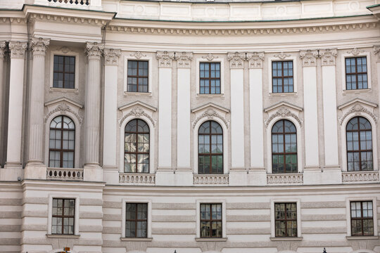 Ornate Hofburg Palace Facade in Vienna, Austria