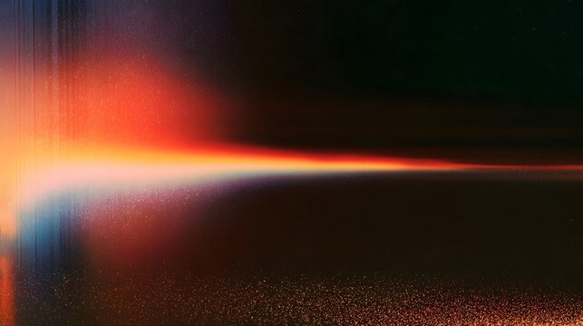 Film burn and light leak overlay on white background and dark background with warm red and yellow gradient and vintage edge texture. Stock Vector