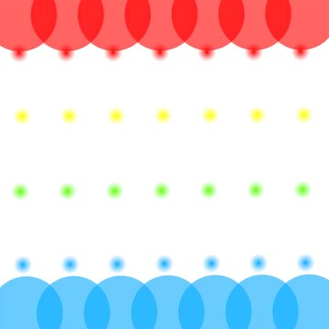 Colorful Abstract Border Background with Red Yellow Green and Blue Elements
