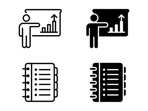 Corporate business presentation template with infographic elements