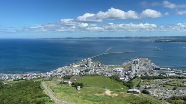 稚内の風景 稚内市開基百年記念塔からの景色 北海道