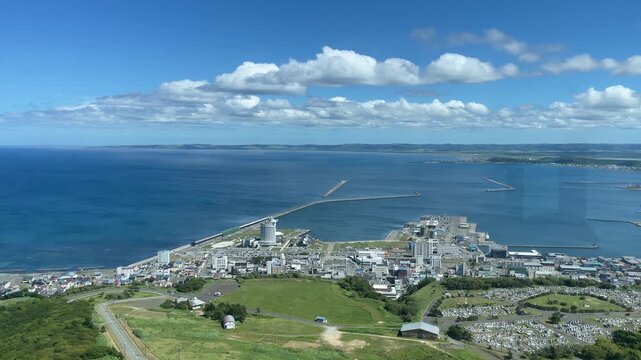 稚内の風景 稚内市開基百年記念塔からの景色 北海道