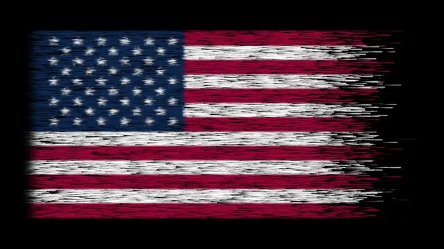 Bandera de los Estados Unidos de Am&eacute;rica / Bandera estadounidense