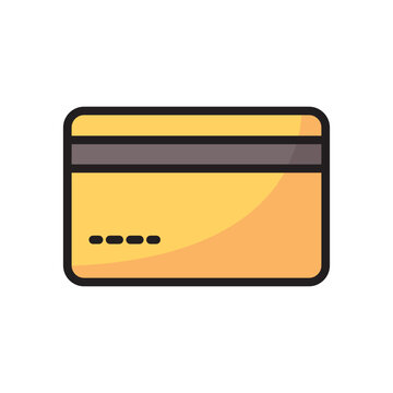 Credit Card Line Color Icon