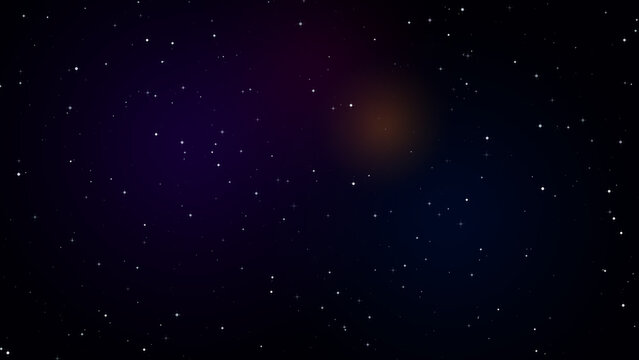 Abstract cosmic background with distant star fields