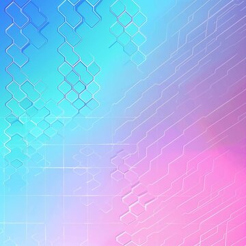 AI interface background with hex pattern and soft gradient.