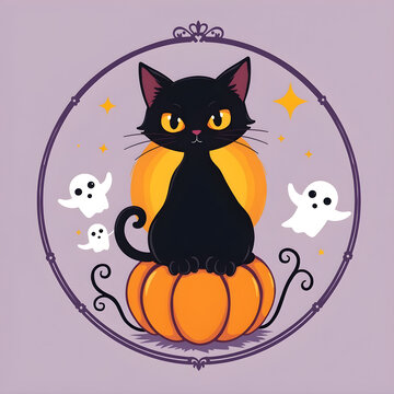 Black Cat & Ghosts 