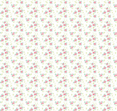 simple floral pattern with small flowers