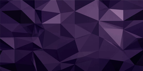 Fototapeta premium Abstract low poly purple polygon triangle mosaic background pattern design for vector illustration artwork