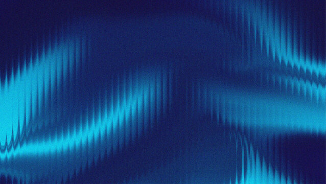 Deep blue glass texture background with vertical ripple distortion and smooth wave gradient for modern tech design, user interface backdrop or abstract visual layout.
