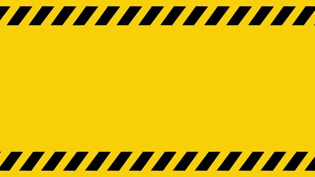 Vintage microphone with illuminated on air sign with on a yellow background 4k video