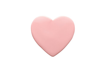 Obraz premium Simple blush pink heart symbol
