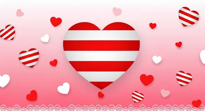 Crimson & White Embrace: A Shower of Affection