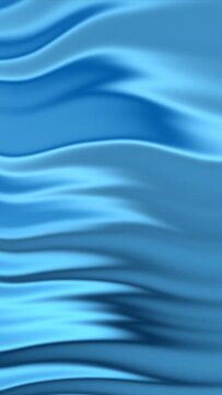 Vertical Aqua Silk Flow Background 4K