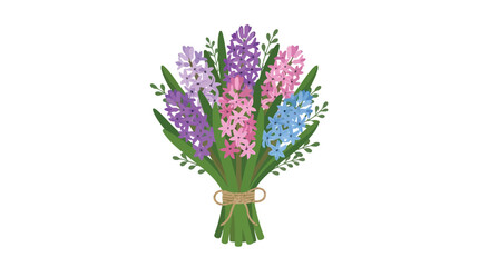 Obraz premium Colorful bouquet of flowers in a vase