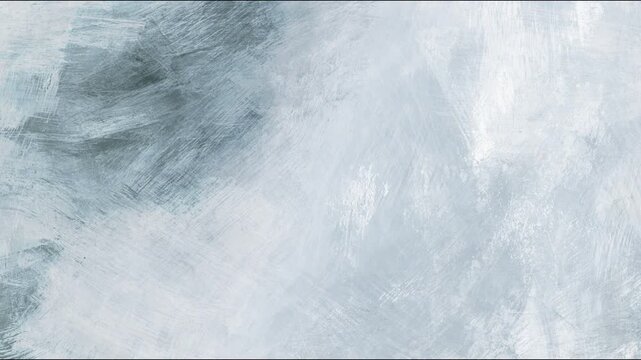 Sleek Monochromatic Silver And Steel Grey Abstract Grunge Background Featuring Random Brush Strokes For Minimalist Corporate And Tech Videos