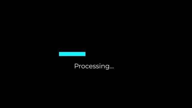 order confirmation ui animation with mouse click processing and confirmed check mark.