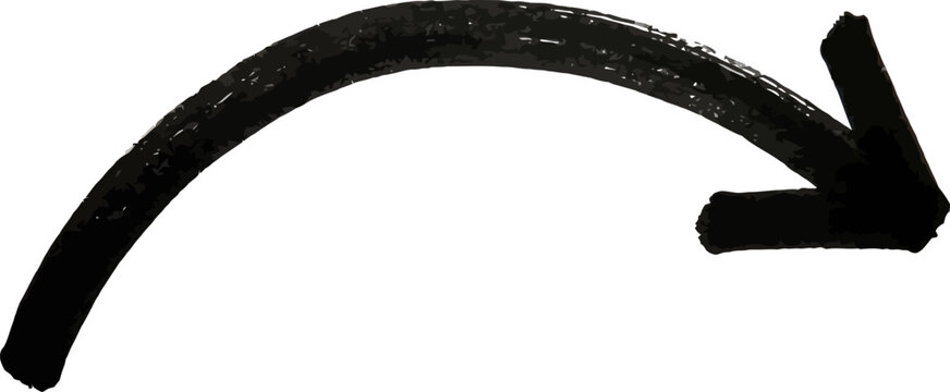 Black Broken Bow Icon Design