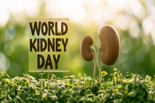 World Kidney Day, Kidney Health and Disease Awareness Concept.