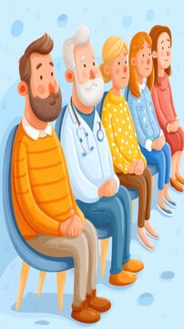 Retail employee onboarding solutions a serene graphic illustration in a welcoming environment