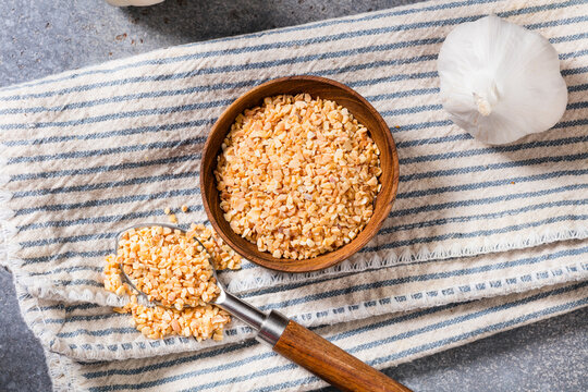 Dry Organic Minced Garlic Spice