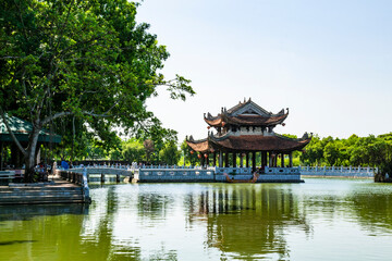 Naklejka premium Den Do Temple, Historic Ly Dynasty Sanctuary in Bac Ninh Province, Vietnam