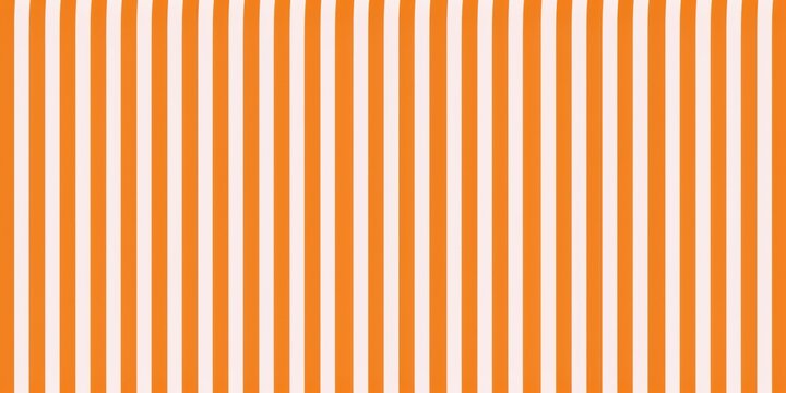 Seamless vertical striped pattern in orange and white